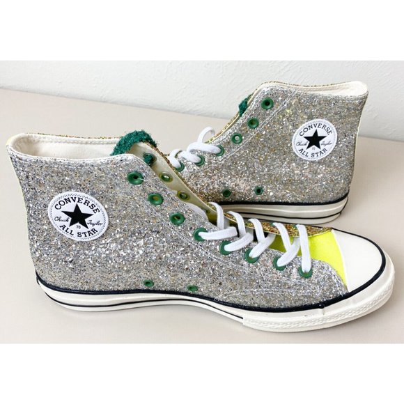 Converse x JW Anderson Chuck 70 High Top Glitter Gold Mens Size 13 #164696c New main image 6